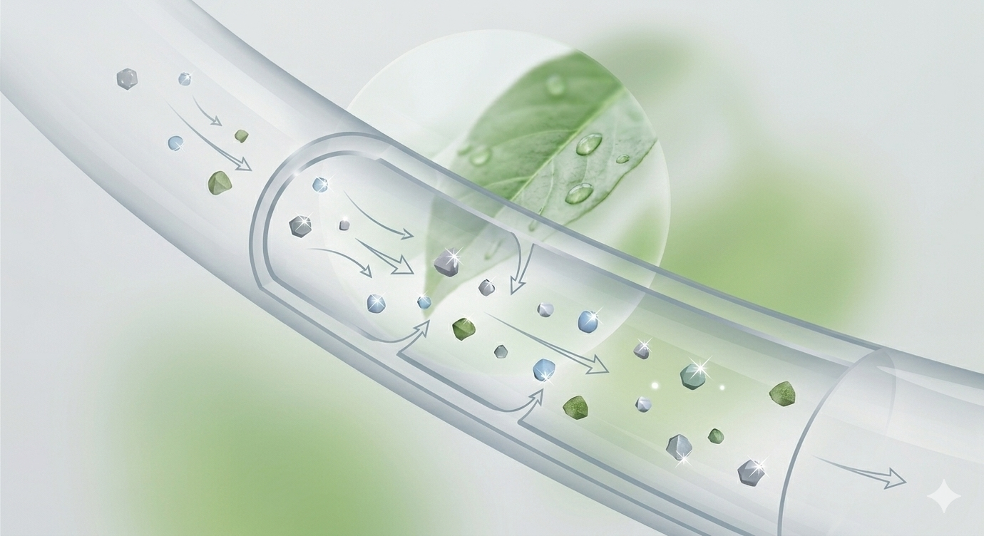 Czyste minerały w płynie błyskawicznie wspierają regenerację po zabiegu.